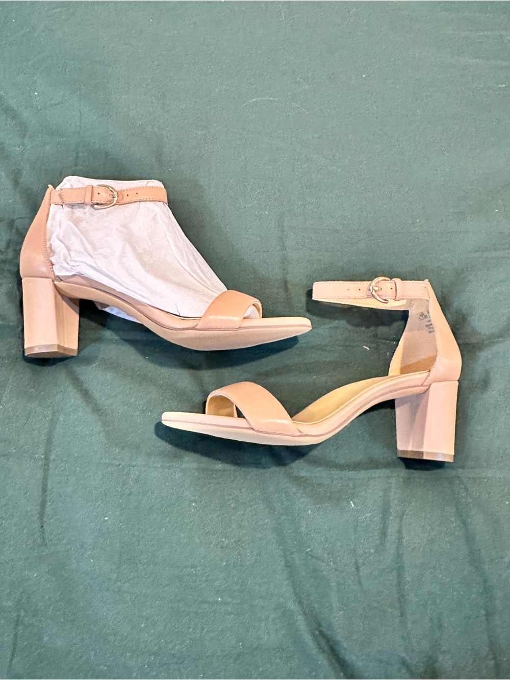 Naturalizer Blush Ankle-Strap Block Heel Sandals